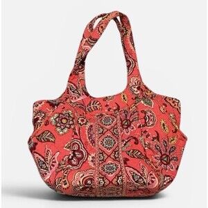 Vera Bradley Tote Pink Paisley Retired